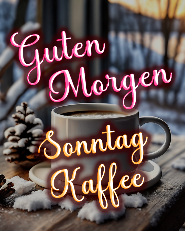 Spannende Guten Morgen Schnen Sonntag Kaffee Fotos