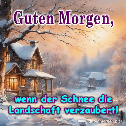 guten morgen winter