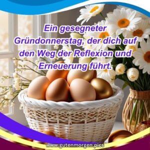 Guten Morgen Bilder Grundonnerstag